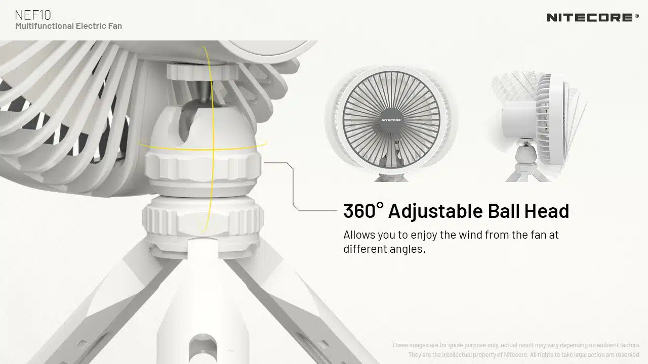 ELEKTRICKÝ VENTILÁTOR NITECORE NEF10