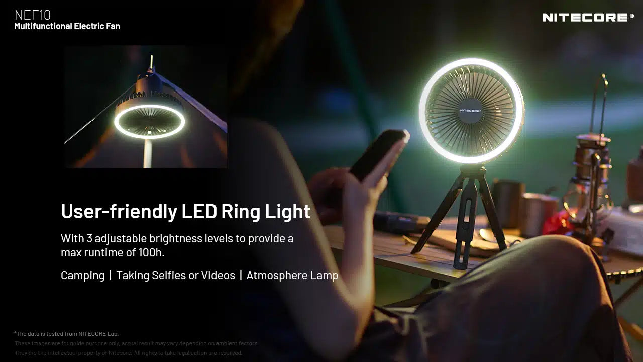 ELEKTRICKÝ VENTILÁTOR NITECORE NEF10