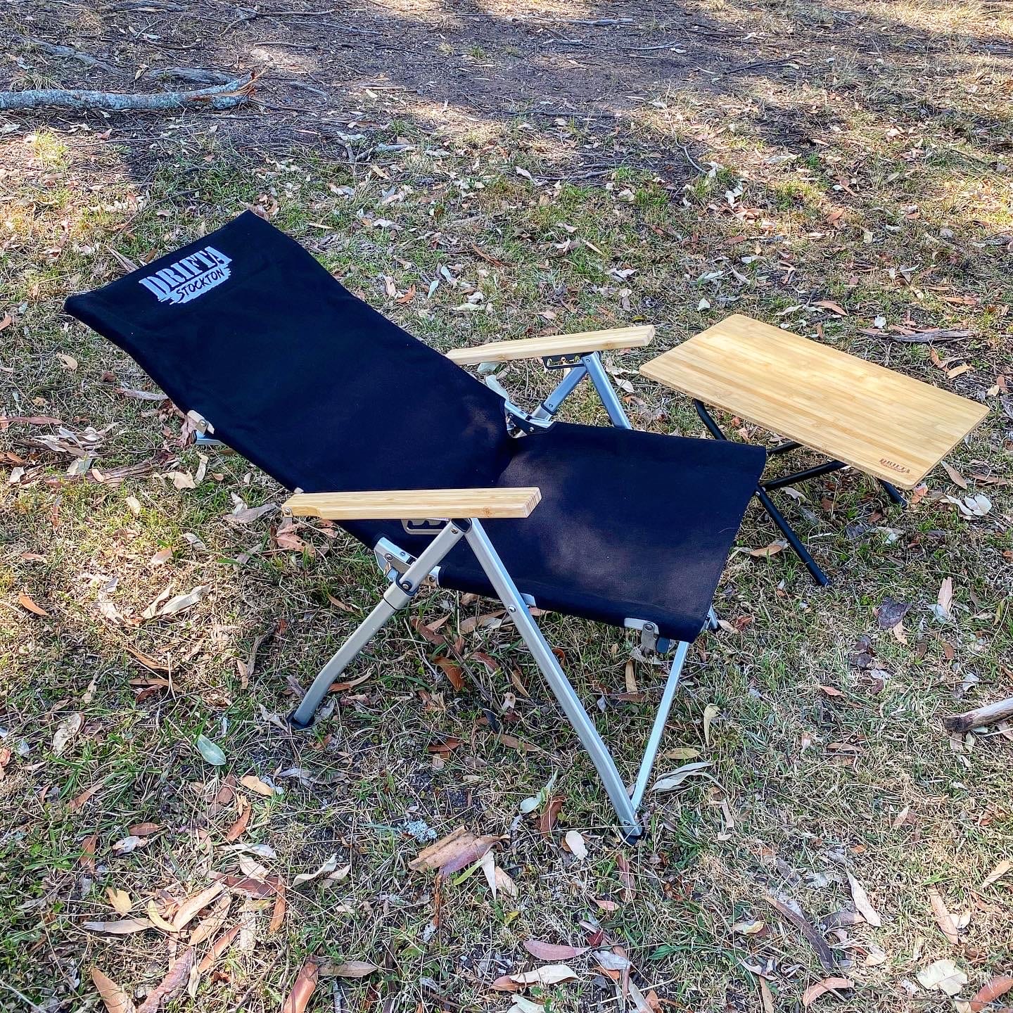 DRIFTA STOCKTON DELUXE RECLINING CAMP CHAIR