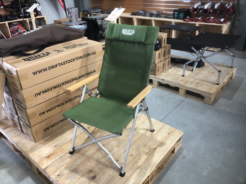 DRIFTA STOCKTON DELUXE RECLINING CAMP CHAIR