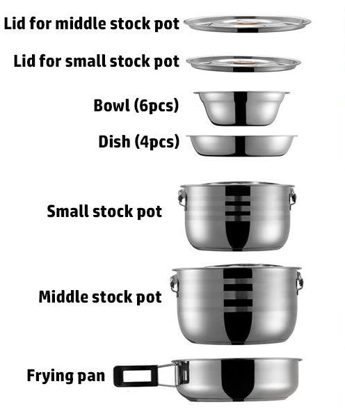 DRIFTA STOCKTON MEDIUM STAINLESS COOKSET