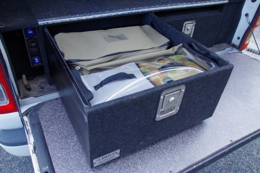 DRAWER BAG CLEAR TOP