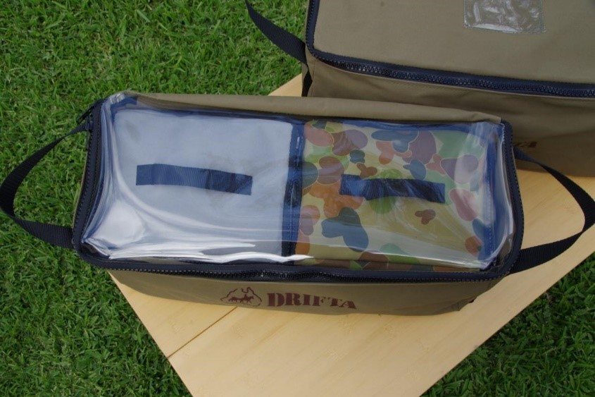 DRAWER BAG CLEAR TOP