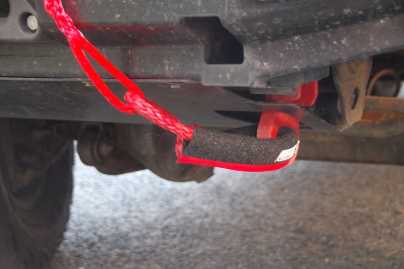 ČERVENÝ MĚKKÝ TŘMEN (SOFT SHACKLE) 14T/20T