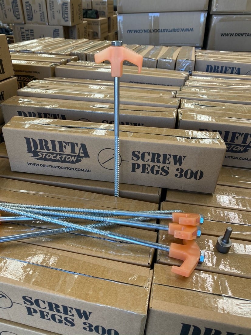 Drifta Stockton Glow Screw Pegs 30cm03