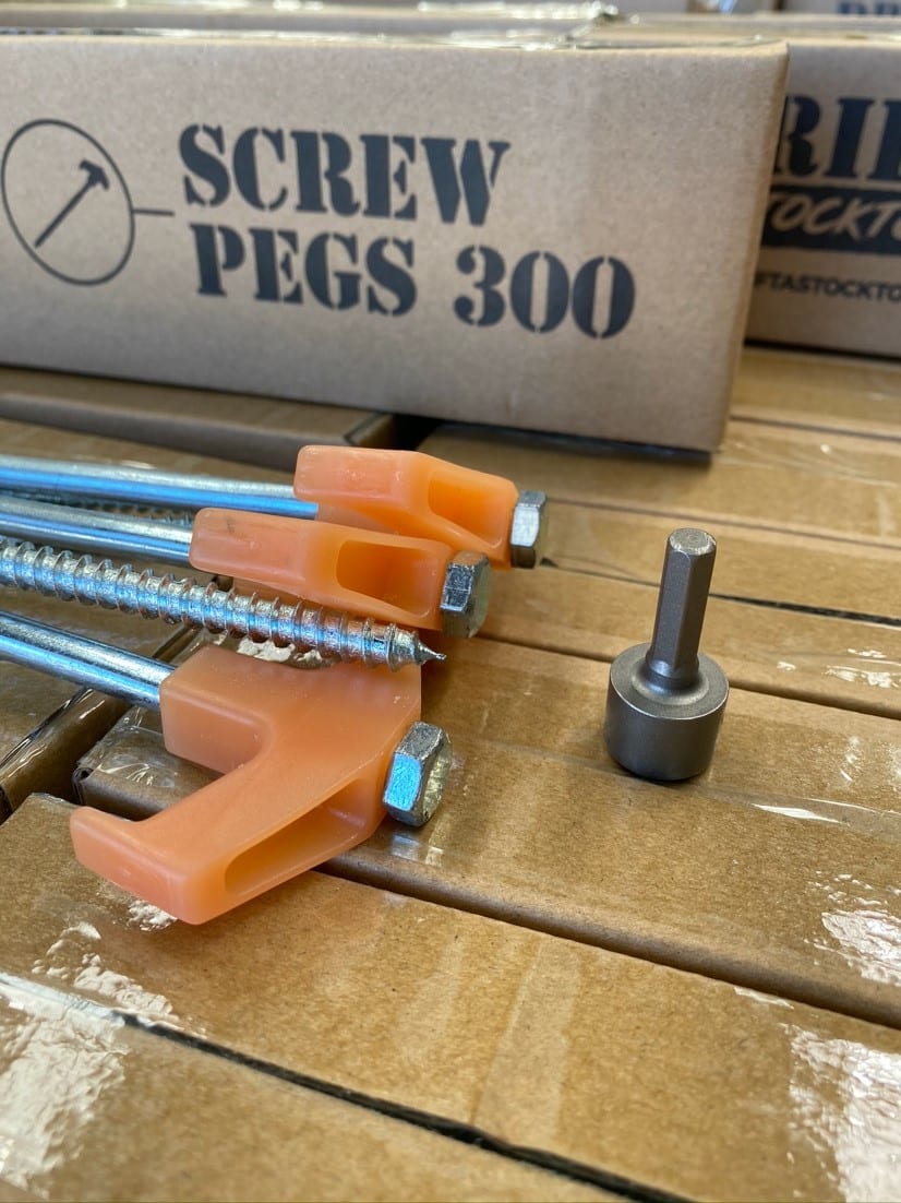 Drifta Stockton Glow Screw Pegs 30cm08