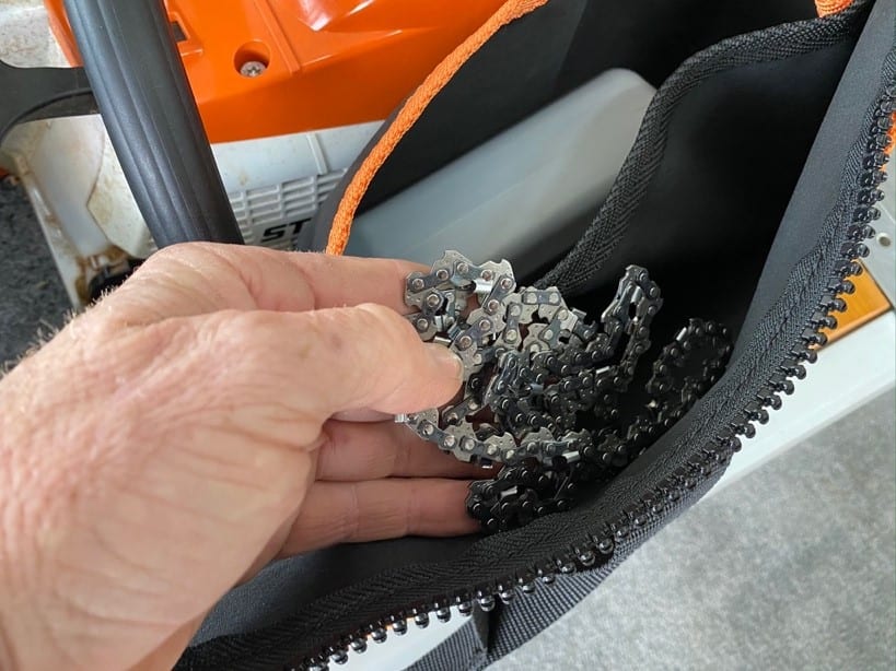 TAŠKA DRIFTA NA ELEKTRICKOU ŘETĚZOVOU PILU